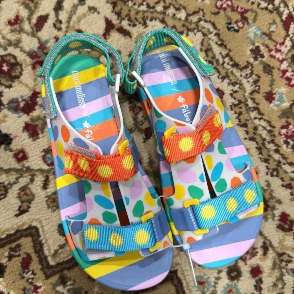 mini melissa pingpong & fabula girls shoes